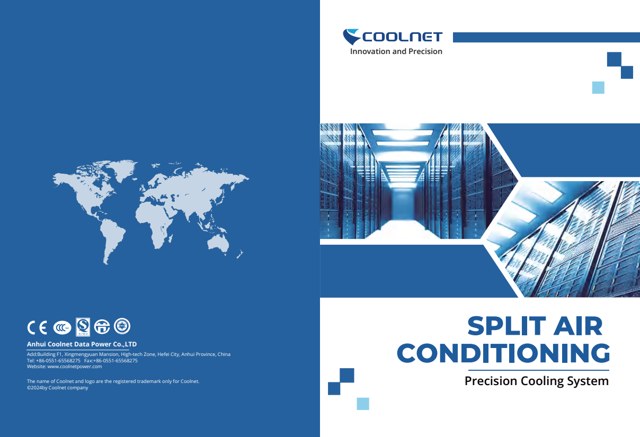 Ceiling & wall-mount precision air conditioning brochure cover