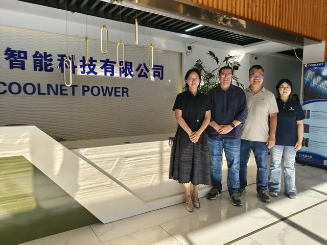 Central American telecom visitors with the Coolnet team