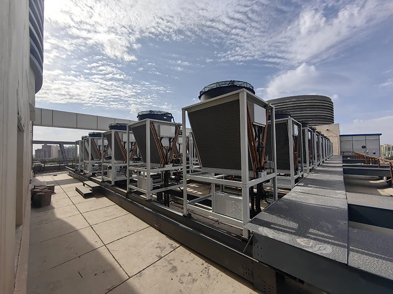 Aotong project · outdoor heat-rejection equipment