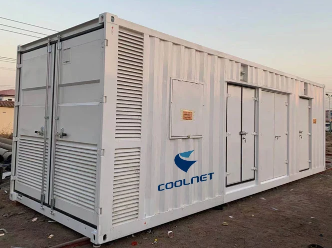 China Telecom project · container enclosure