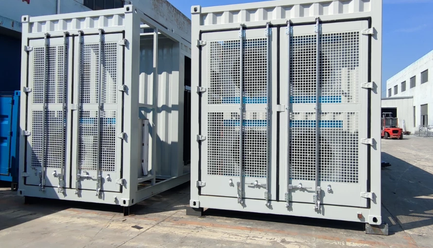 University project · outdoor cooling equipment