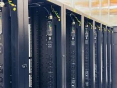 Runsun project · installed server cabinets
