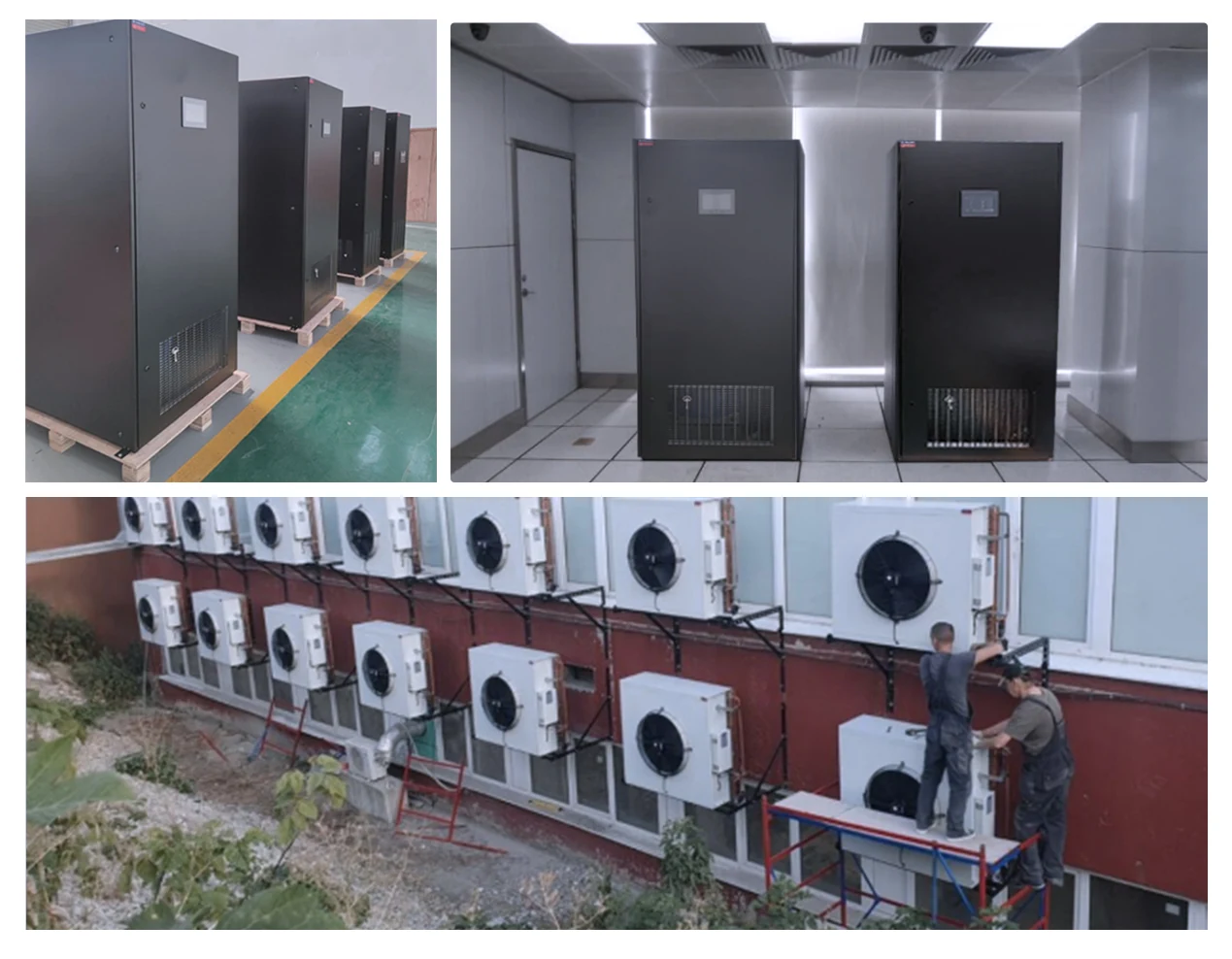 Russian IDC retrofit · indoor and outdoor cooling equipment