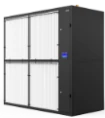 Heat-pipe room-level fan wall shown in the source presentation