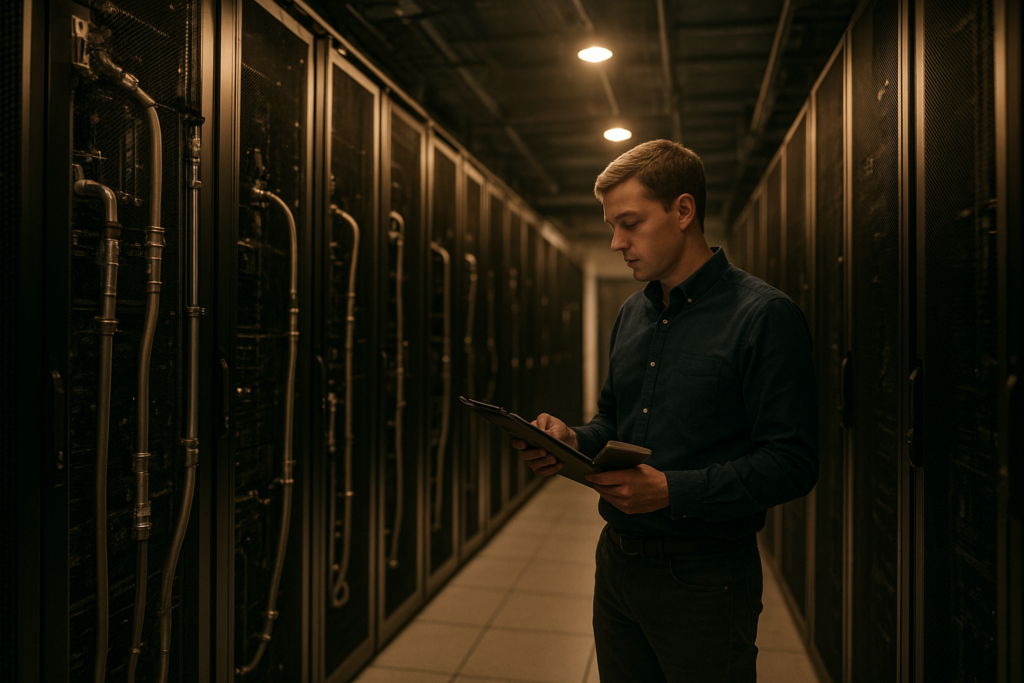 Phased RDHx deployment commissioning walkthrough in a high-density data center aisle