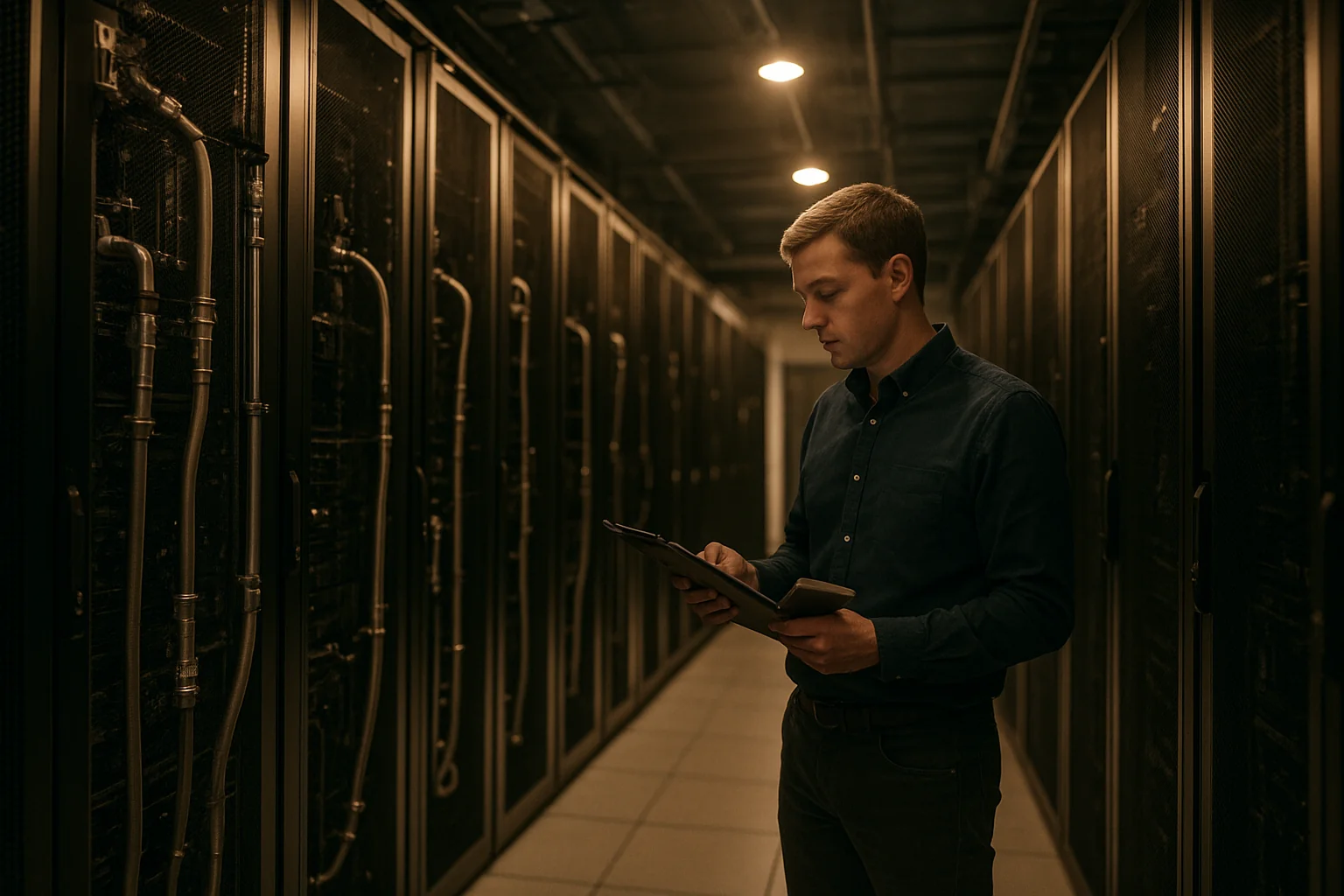 Phased RDHx deployment commissioning walkthrough in a high-density data center aisle