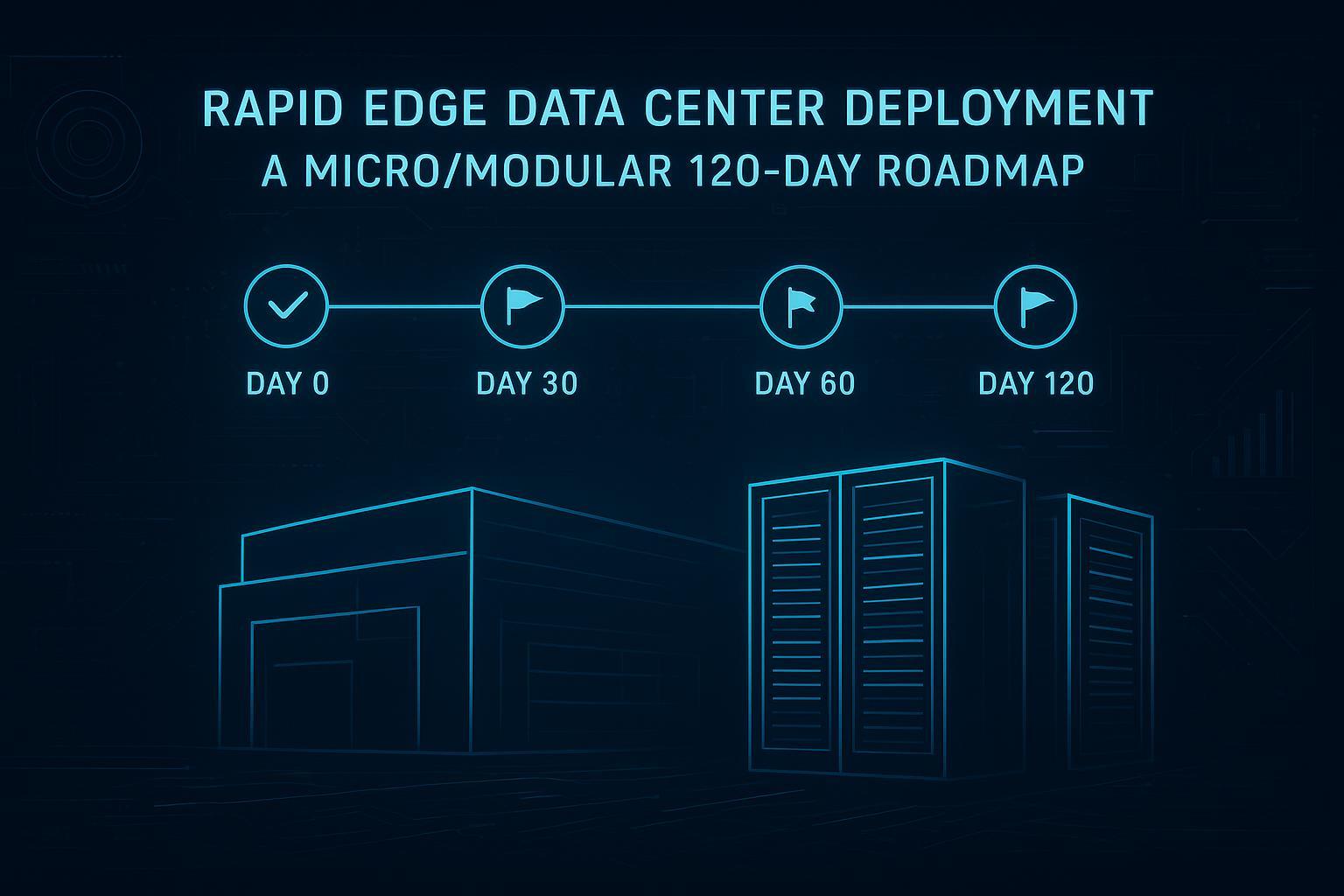 Rapid modular edge data center deployment timeline roadmap